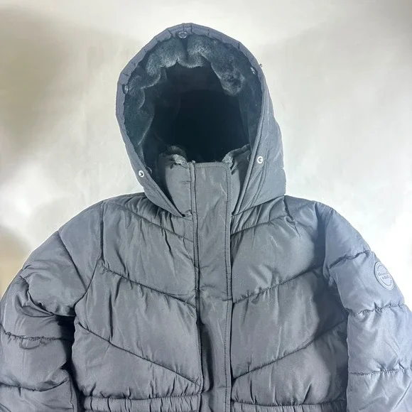 Lot of 2 Abercrombie & Fitch Ultra Collection Girl's 13/14 Puffer Parka Jackets - Picture 2 of 12